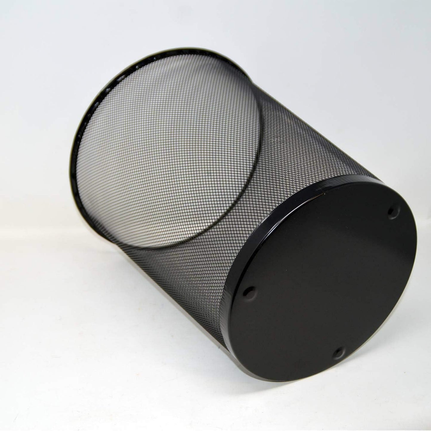 Gettacarte in Metallo da 19L – Pattumiera da Ufficio Ø29,5 cm x 35 cm – Colore Nero o Argento