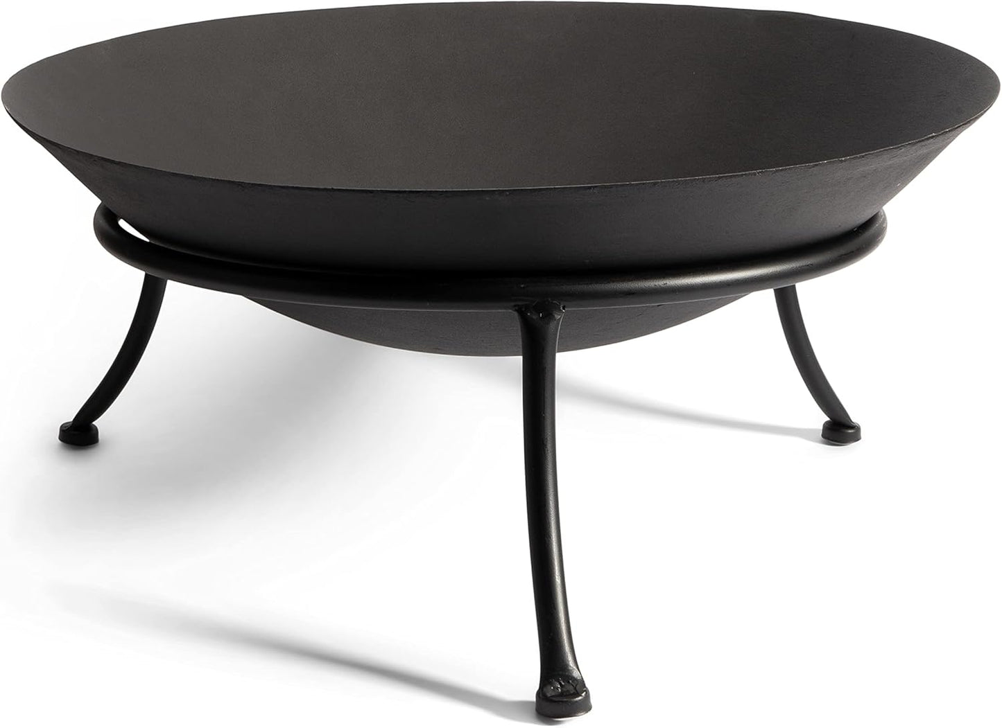 Braciere da Giardino in Acciaio Ø47 cm | Rustico e Portatile |Perfetto per Campeggio e Terrazza