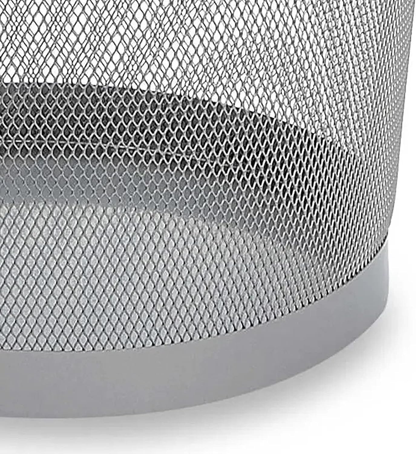 Gettacarte in Metallo da 19L – Pattumiera da Ufficio Ø29,5 cm x 35 cm – Colore Nero o Argento