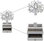 Portagioie ad Albero Removibile  Organizer Elegante per Gioielli e Accessori - Design Salvaspazio