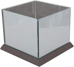 Portacandele Effetto 3D, Design Moderno per Interni ed Esterni, 16x16x12 cm