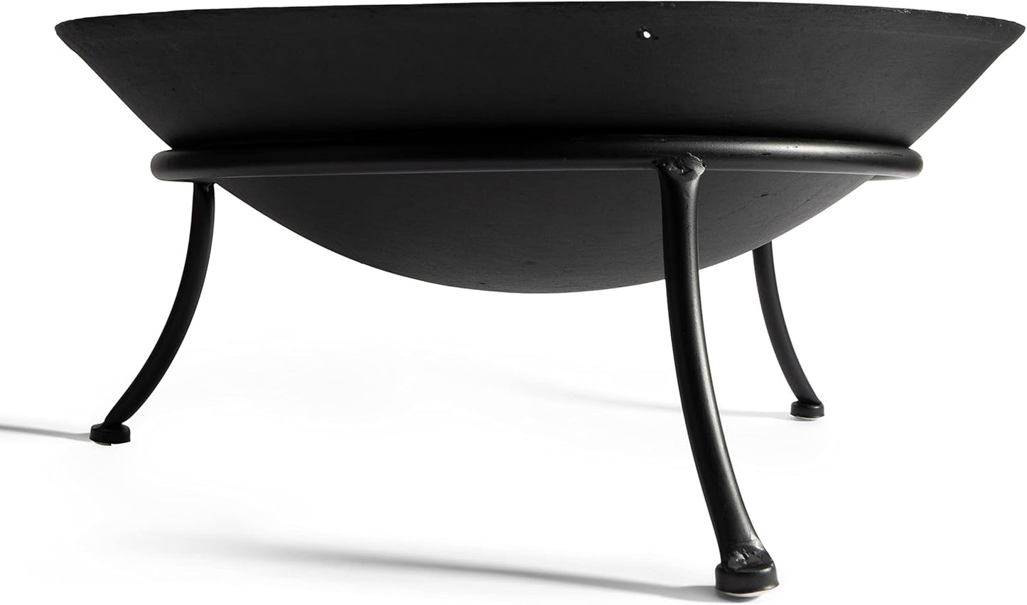 Braciere da Giardino in Acciaio Ø47 cm | Rustico e Portatile |Perfetto per Campeggio e Terrazza