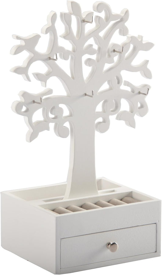 Portagioie ad Albero Removibile  Organizer Elegante per Gioielli e Accessori - Design Salvaspazio
