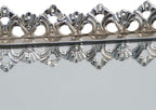 Vassoio Rettangolare Decorativo in Metallo e Vetro Specchio, 15x37x4,5 cm, Argento Elegante – Ideale per Casa, Tavolo o Bagno