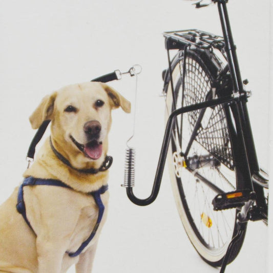 Guinzaglio per Bicicletta con Distanziatore per Cani – Supporto Sicuro sotto Reggisella – Regolabile per Cani di Tutte le Taglie Facile da Installare