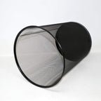Gettacarte in Metallo 19L – Pattumiera Ufficio Ø29,5x35 cm, Nero o Argento