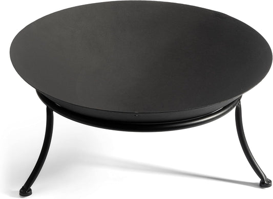 Braciere da Giardino in Acciaio Ø47 cm | Rustico e Portatile |Perfetto per Campeggio e Terrazza