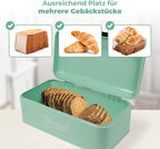 Portapane Moderno in Metallo Contenitore per Pane in Metallo