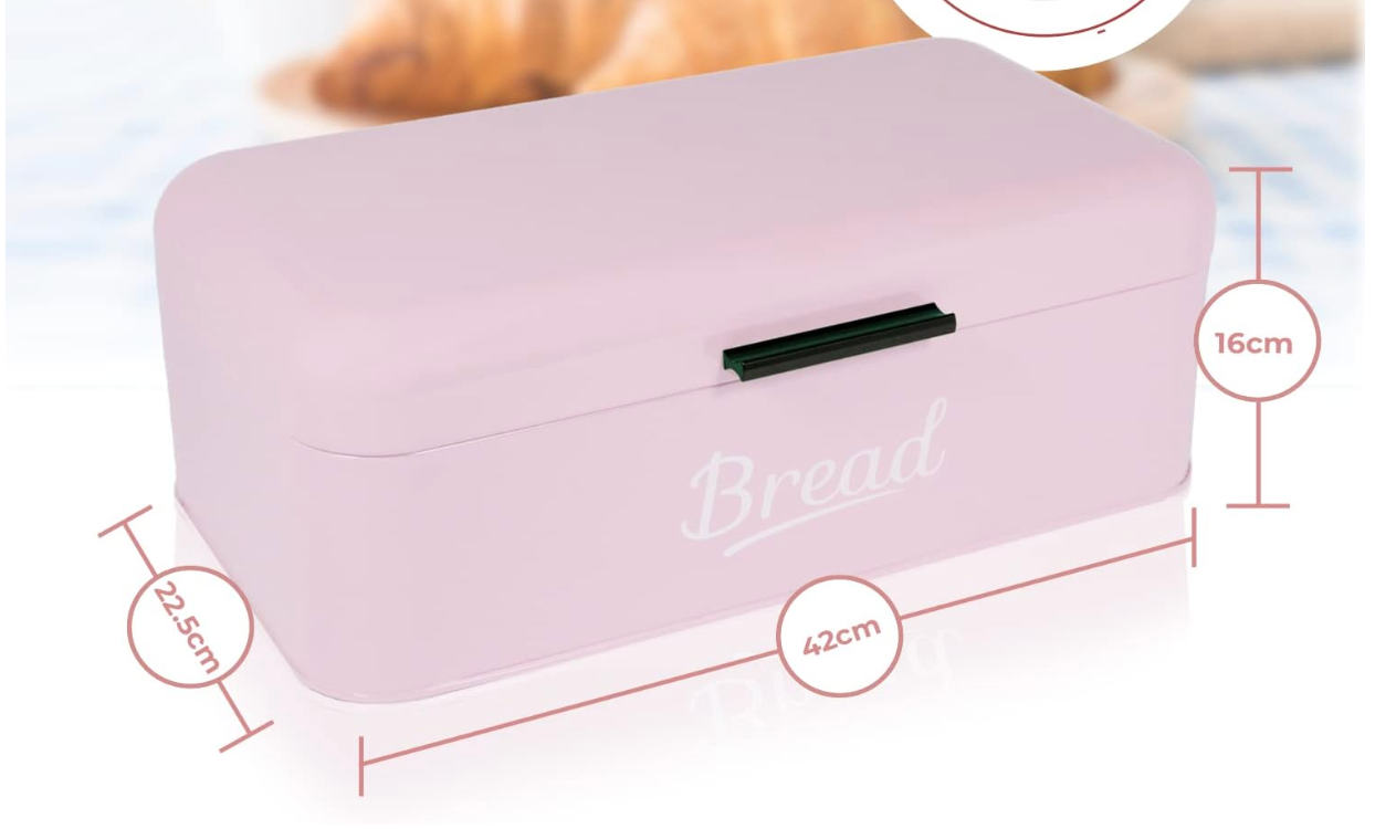 Contenitore per Pane in Metallo Freschezza e Design in Cucina 3 Colori di Stile per una Cucina