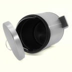 Bidone Spazzatura a Pedale in Acciaio Inox 3L – Pattumiera Tonda con Coperchio, Design Moderno per Bagno o Cucina